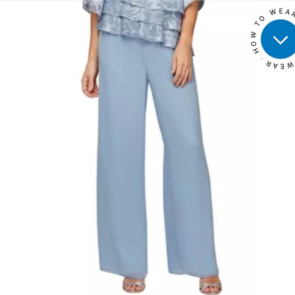 Alex Evenings Abito Lungo In Chiffon Stampato Senza Maniche Con Scialle Abbinato: Floreale Blu Navy, Taglia 52, Elegante